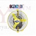 OkaeYa 4000 Stormy High Speed 9inch 3 Blade Table Fan  (Black & Yellow)